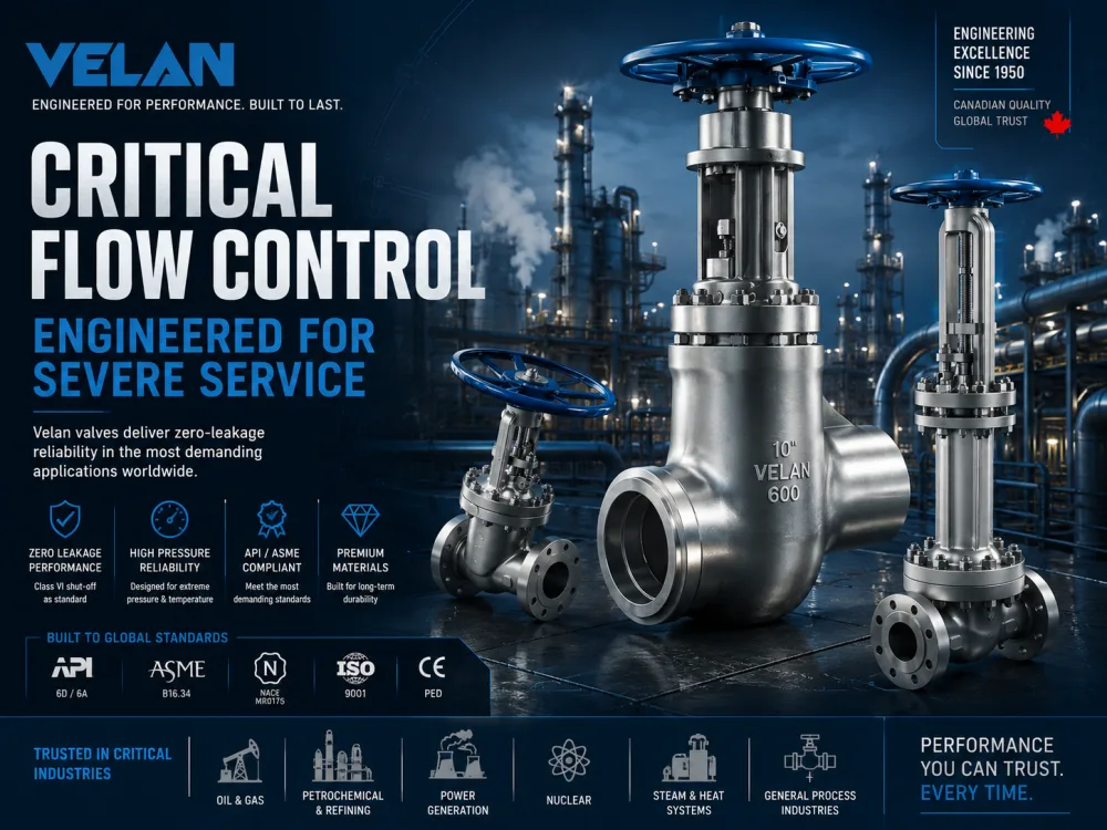 VELAN pressure seal gate valve