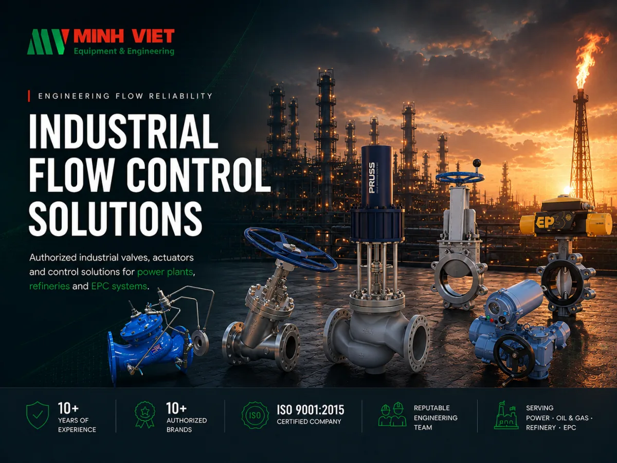 Industrial valve installation — MVT