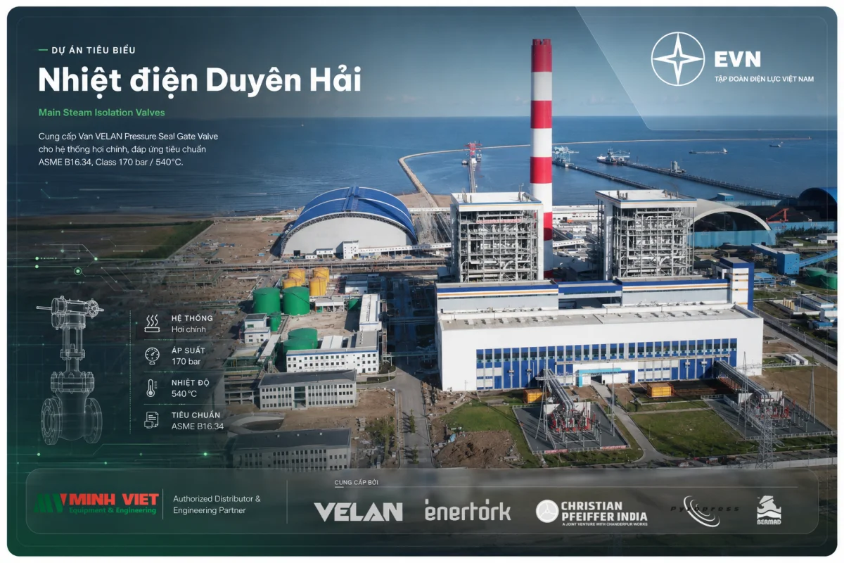 NĐ Duyên Hải — Main Steam Isolation Valve project