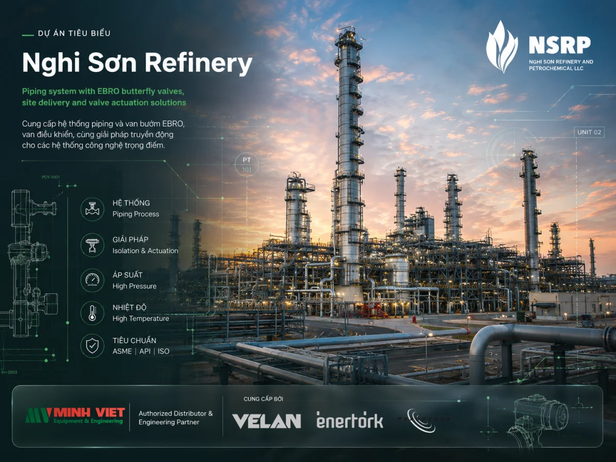 Nghi Sơn Refinery — Van cô lập và điều khiển