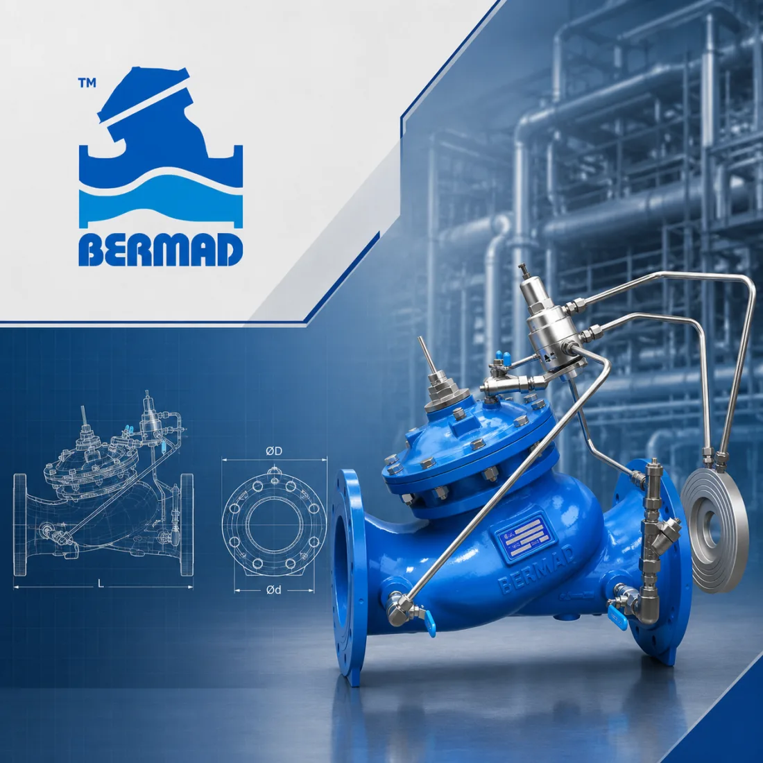 BERMAD fire protection valve