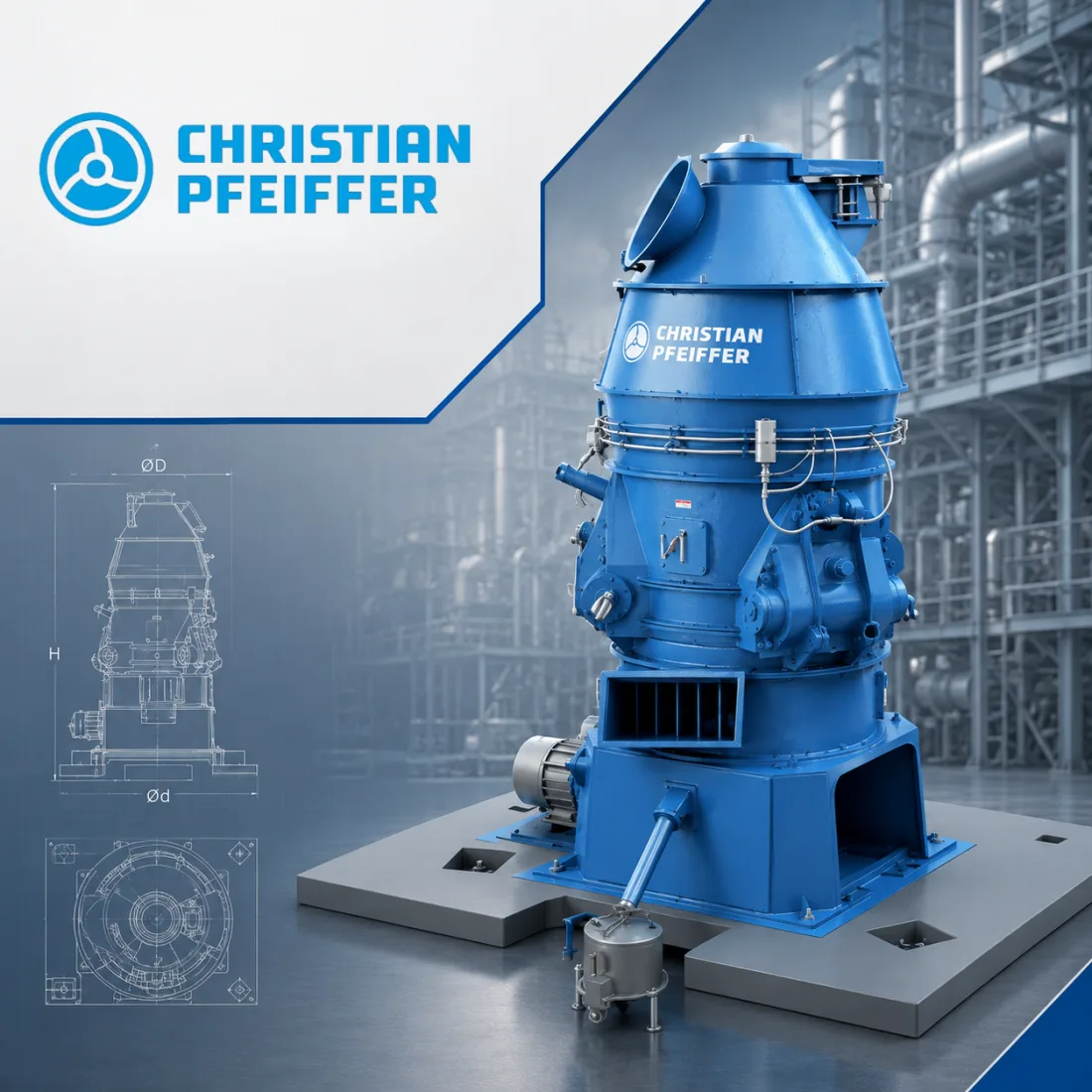 Christian Pfeiffer ball mill