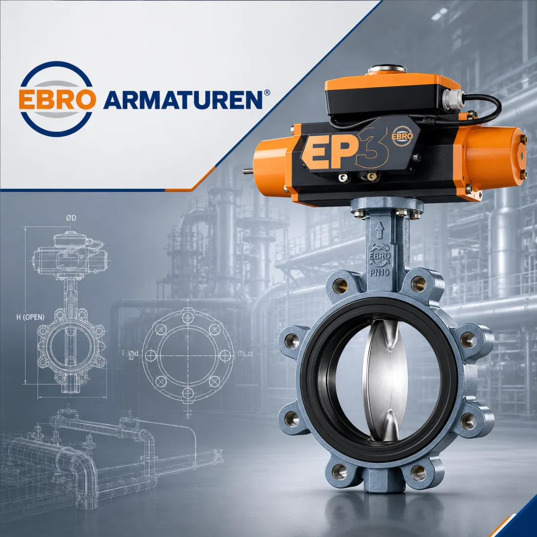 EBRO butterfly valve