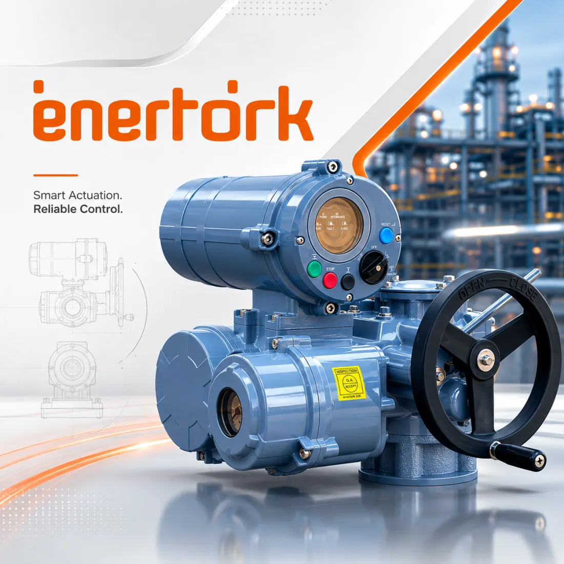 Enertork electric actuator