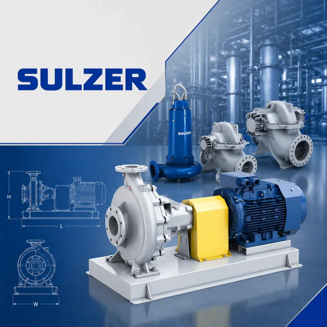 Sulzer API 610 process pump