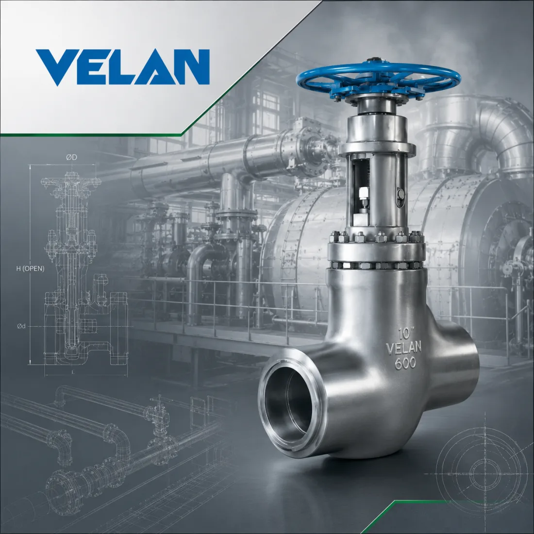 VELAN pressure seal gate valve