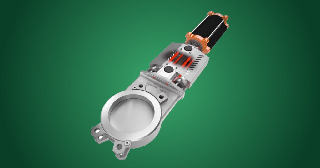 Van knife gate Stafsjö cho ứng dụng bột giấy và khai khoáng