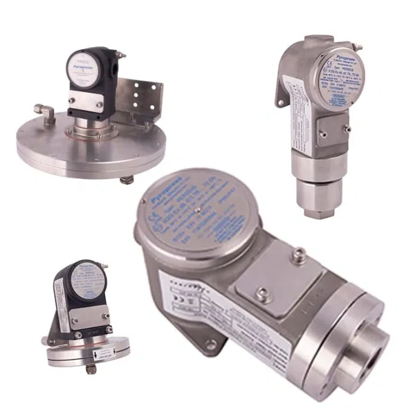 Công tắc áp suất Pyropress dùng kèm transmitter 4-20mA trong hệ điều khiển