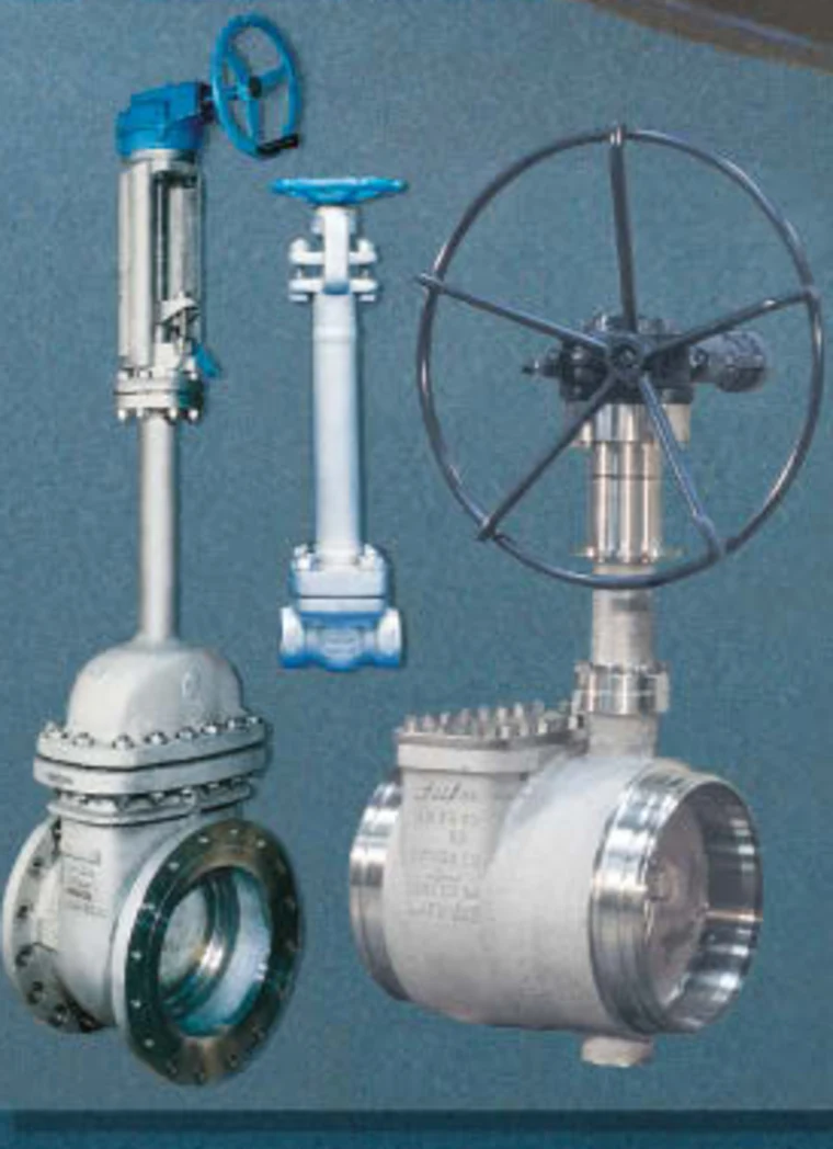 Dải van cryogenic VELAN với extended bonnet cho LNG, gate, globe và ball